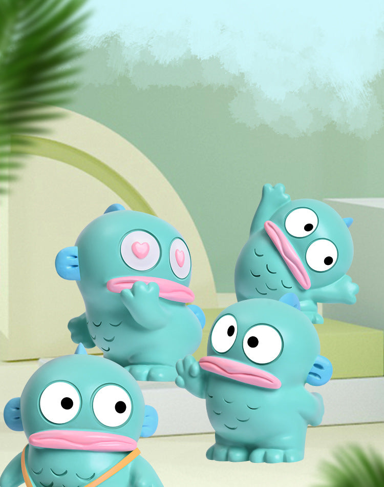 8pcs Mermaid Hangyodon Blind box Big Mouth Fish Anime Figure Desktop Decoration Student Surprise Gift Mystery Box Wholesale Beauty World Shop
