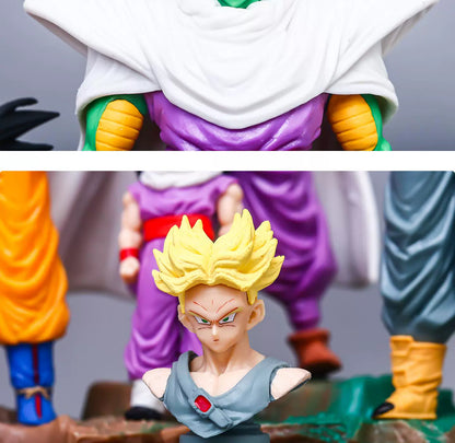 Anime Dragon Ball Kids Krillin Son Gohan Trunks Action Figures PVC Model Collection Desktop Decoration Toys Kids Birthday Gifts Beauty World Shop
