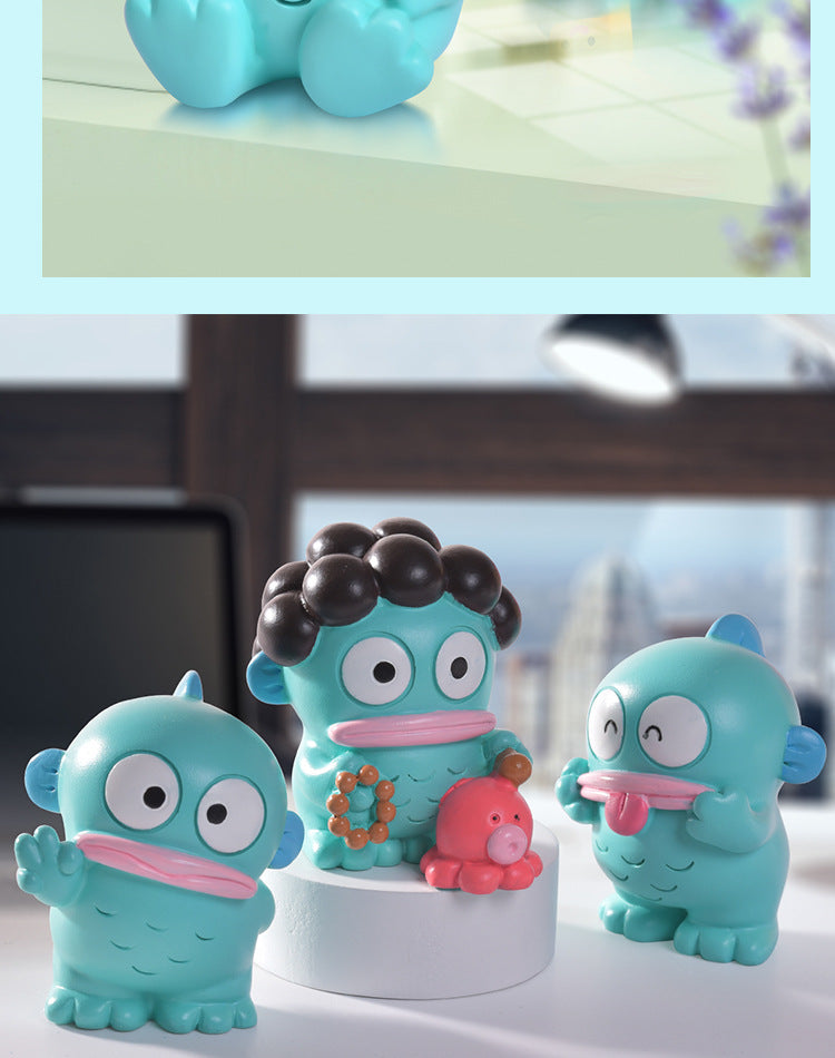 8pcs Mermaid Hangyodon Blind box Big Mouth Fish Anime Figure Desktop Decoration Student Surprise Gift Mystery Box Wholesale Beauty World Shop