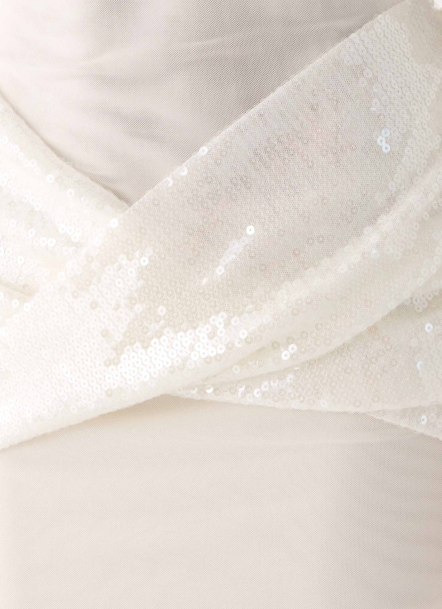 Over To You Sequin Maxi Dress - White Peppermayo Exclusive