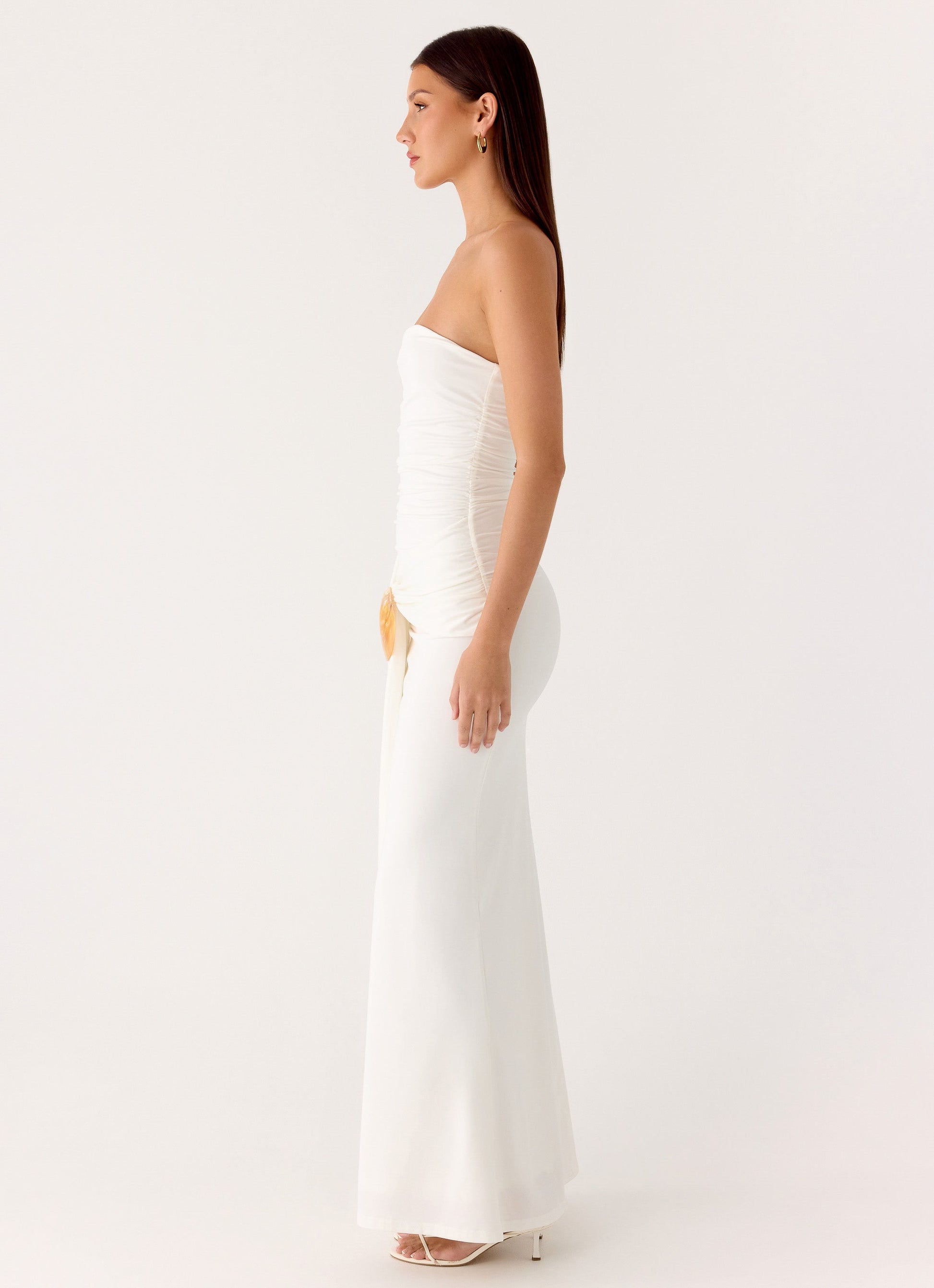 Party After Party Shell Maxi Dress - White Peppermayo Exclusive