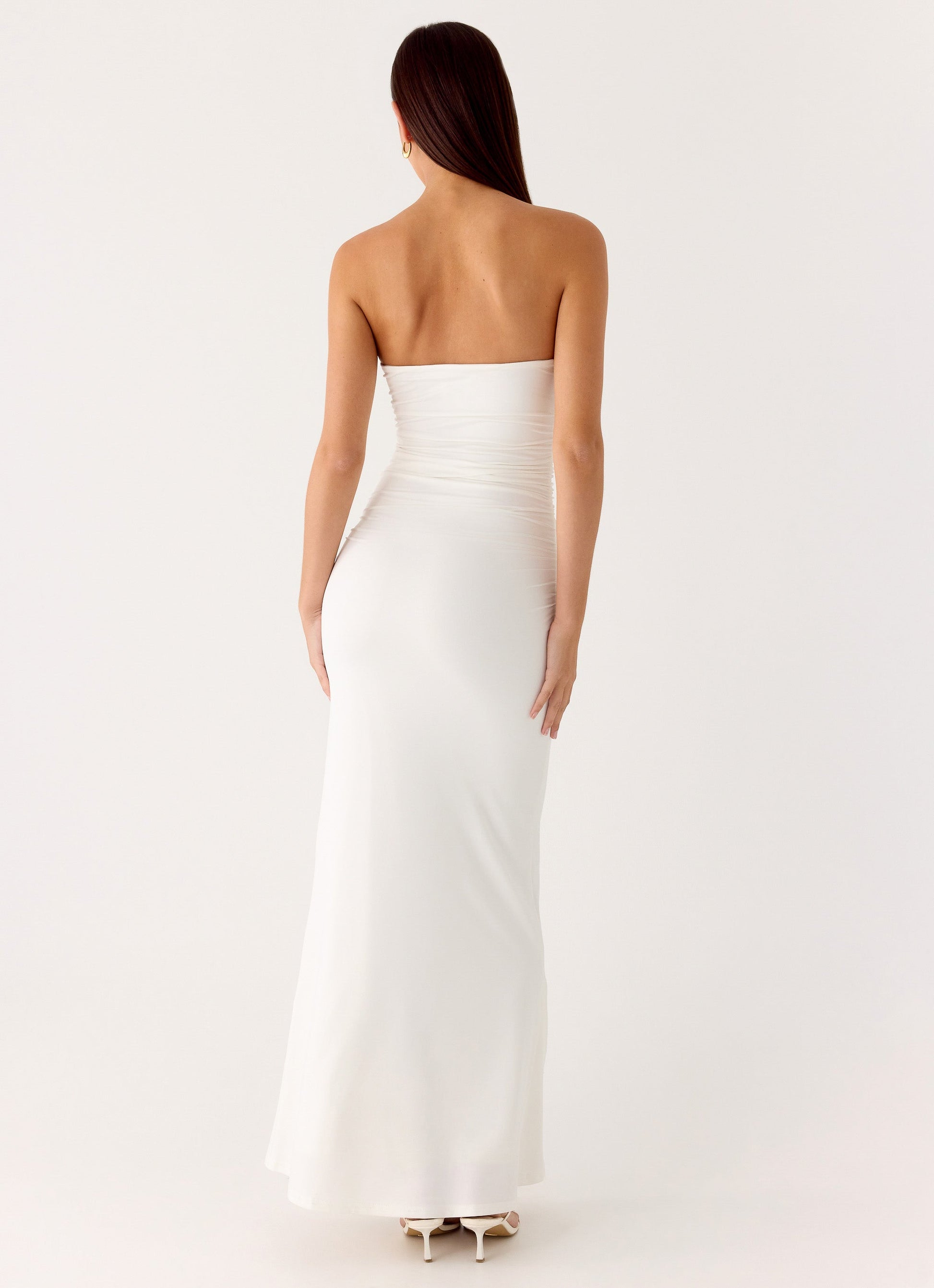 Party After Party Shell Maxi Dress - White Peppermayo Exclusive