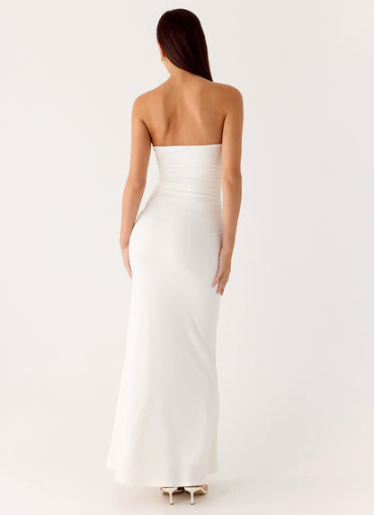 Party After Party Shell Maxi Dress - White Peppermayo Exclusive