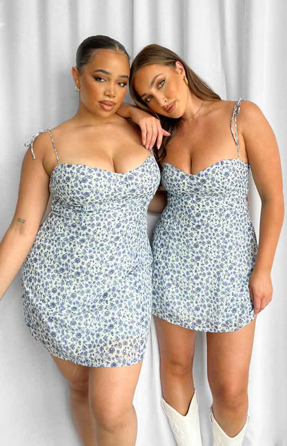Penny Lane Dress Blue Floral BB Exclusive