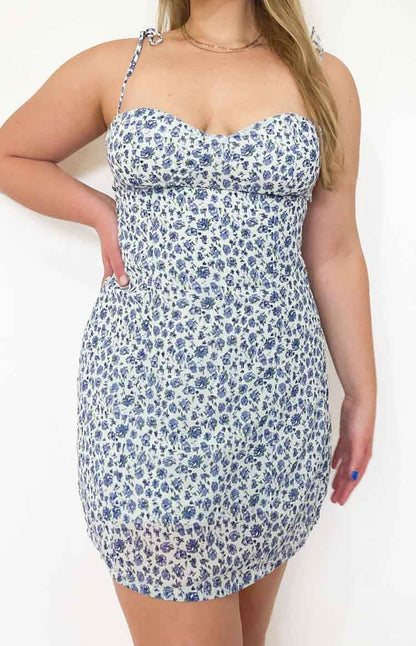 Penny Lane Dress Blue Floral BB Exclusive
