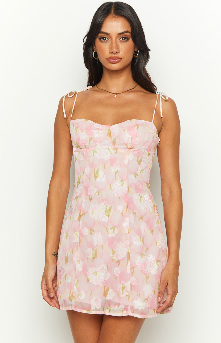 Penny Lane Pink Floral Mini Dress BB Exclusive