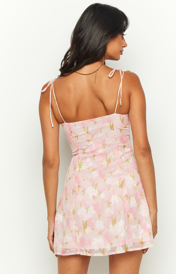 Penny Lane Pink Floral Mini Dress BB Exclusive