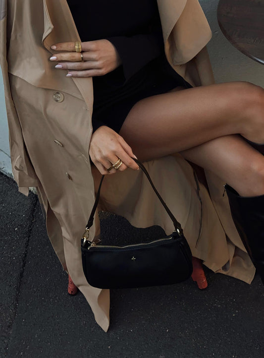 Peta & Jain Piper Bag Black Pebble Princess Polly Lower Impact