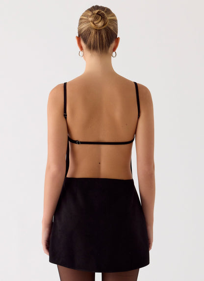 Play With Fire Mini Dress - Black Peppermayo Exclusive