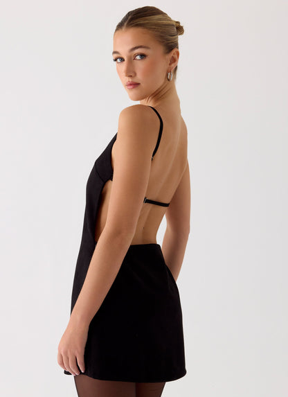 Play With Fire Mini Dress - Black Peppermayo Exclusive