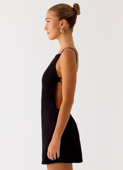 Play With Fire Mini Dress - Black Peppermayo Exclusive