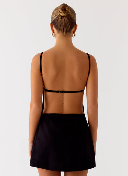 Play With Fire Mini Dress - Black Peppermayo Exclusive