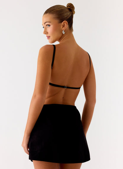 Play With Fire Mini Dress - Black Peppermayo Exclusive