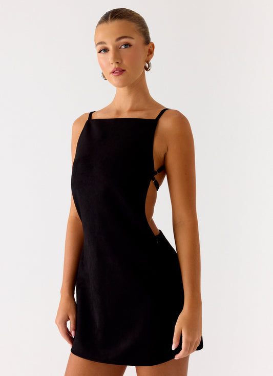 Play With Fire Mini Dress - Black Peppermayo Exclusive
