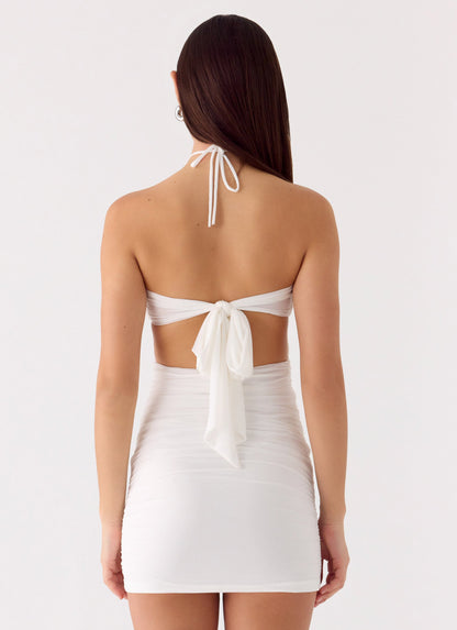 Poetry Mini Dress - White Peppermayo Exclusive