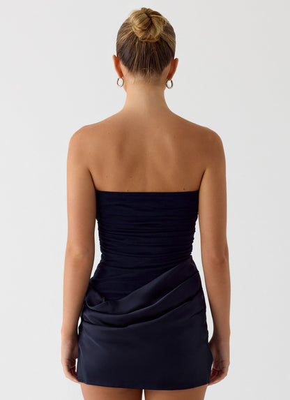 Reach Me Mini Dress - Navy Peppermayo Exclusive