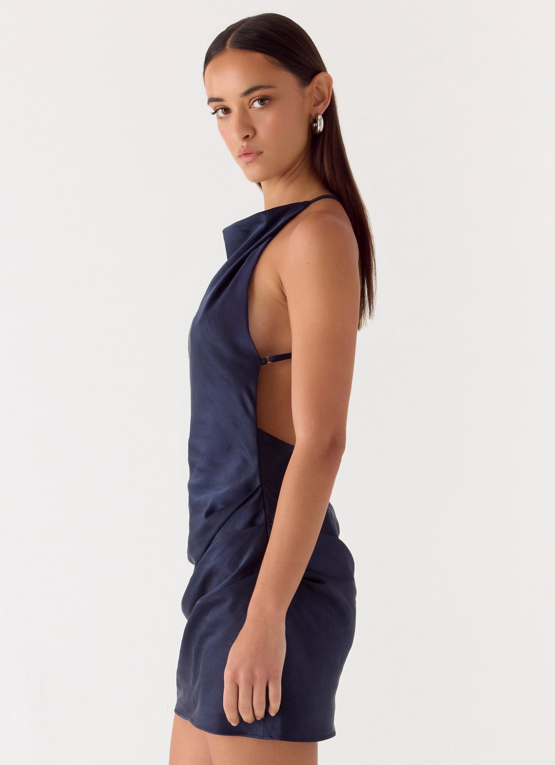Rhia Mini Dress - Navy Peppermayo Exclusive