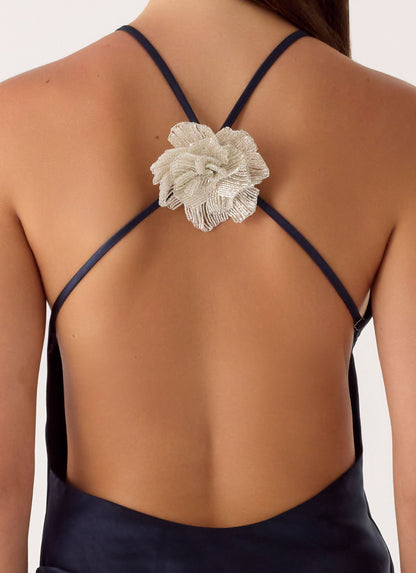 Rhia Mini Dress - Navy Peppermayo Exclusive