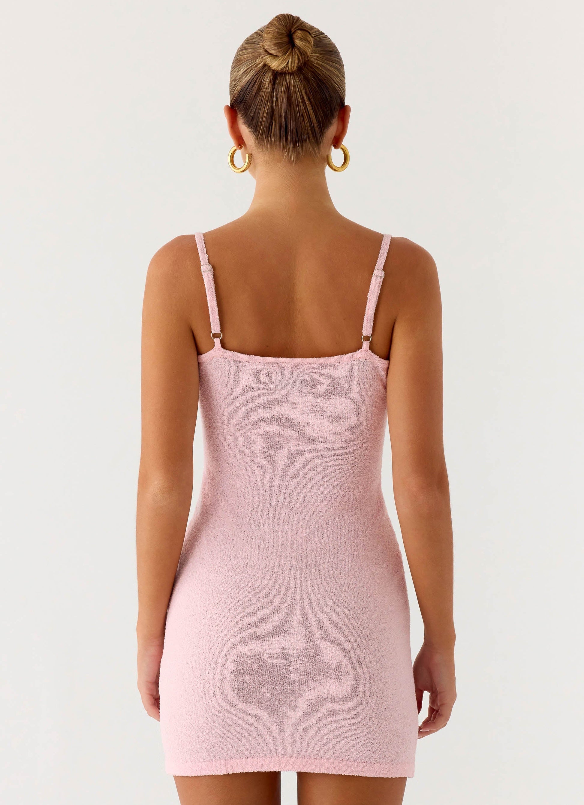 Roa Embellished Knit Mini Dress - Pink Peppermayo Exclusive