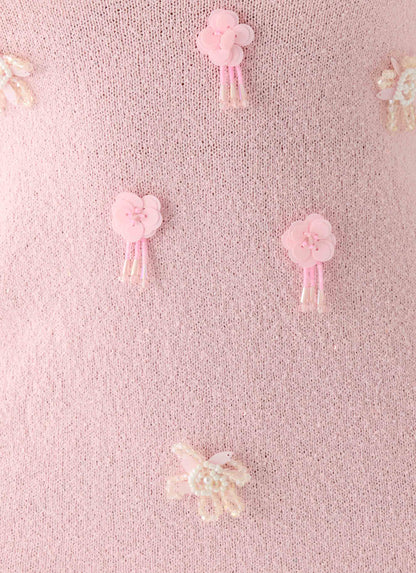 Roa Embellished Knit Mini Dress - Pink Peppermayo Exclusive