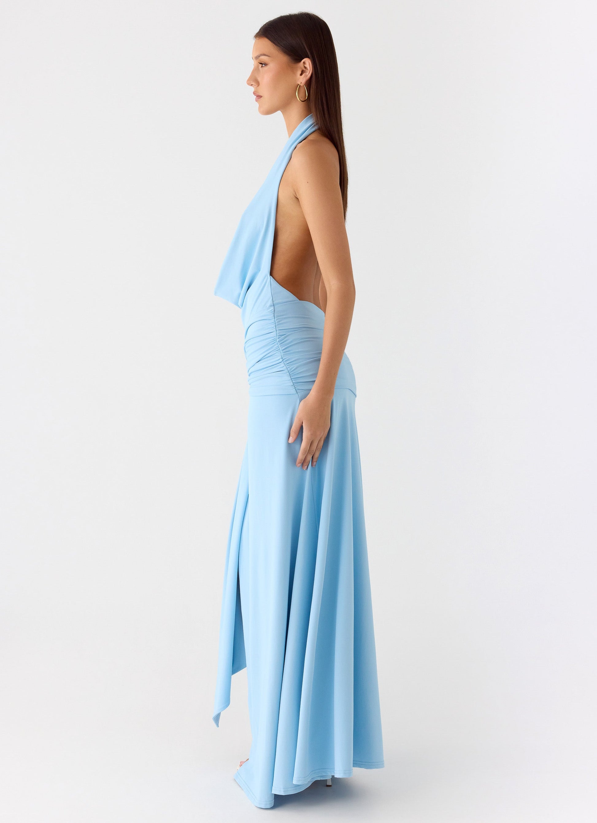 Rowan Ray Cowl Maxi Dress - Blue Peppermayo Exclusive