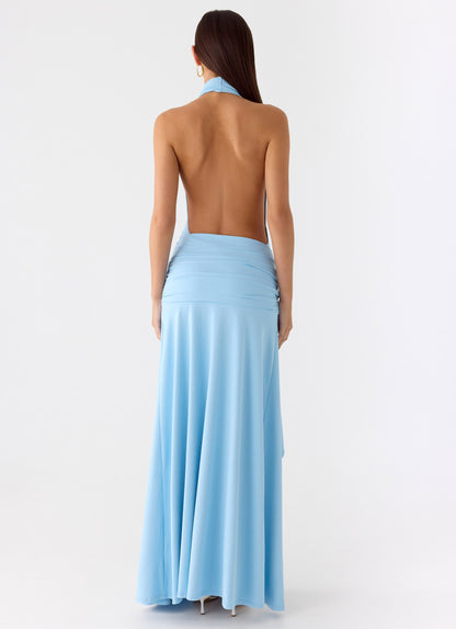 Rowan Ray Cowl Maxi Dress - Blue Peppermayo Exclusive