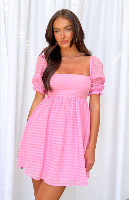 Rubi Pink Babydoll Mini Dress BB Exclusive