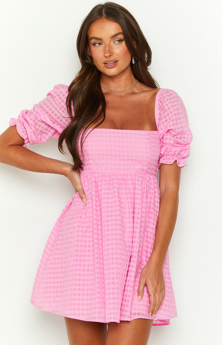 Rubi Pink Babydoll Mini Dress BB Exclusive
