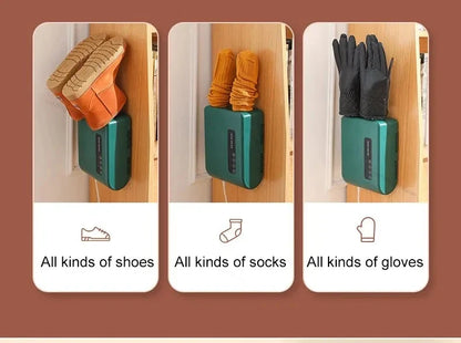 220V Electric Shoe Dryer, Portable Shoe & Boot Drying Machine with Sterilization Deodorization, Heated Foot Protector for Gloves Beauty World Shop