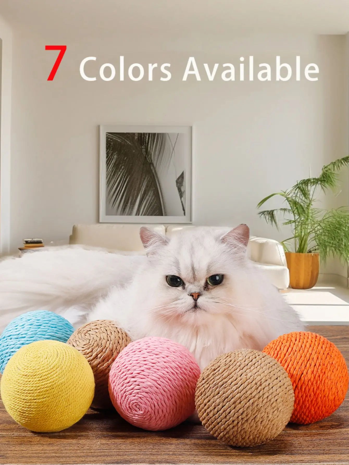 10CM Interactive Sisal Cat Scratching Ball Toy For Kitten Teeth Cleaning Anti Bite Cat Ball Sounding Toy Pet Supplies Beauty World Shop