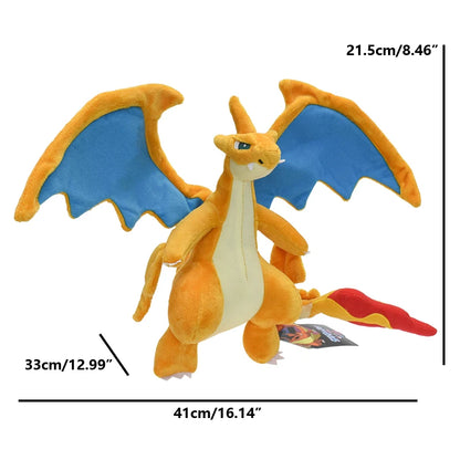 20cm Evolution Mega Charizard Y Plush Toy Doll Pocket Monster Anime Dragon Stuffed Toy Soft Peluche Animals Gift Kids Beauty World Shop