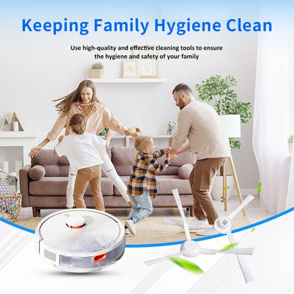For Xiaomi Side Brush 3C Plus S20 D106 E10C E12 E10 B112 C103 Sweeping Robot Vacuum Cleaner Triangle Side Brush Spare Parts Beauty World Shop