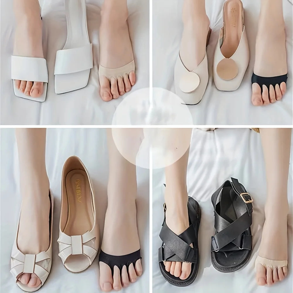 2-Pack Breathable Toe Pads, Forefoot Pad Protectors - Reusable Foot Pads, Foam Pads to Prevent Forefoot Pain and Discomfort Beauty World Shop