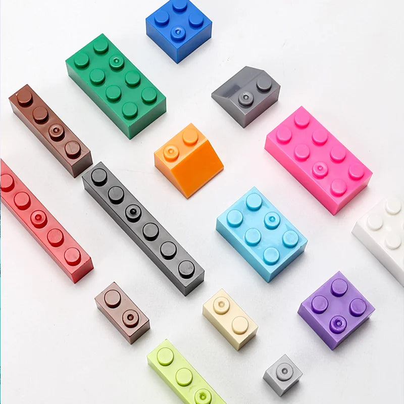 300/1000 DIY creative building blocks bulk set Urban Classic building blocks Assembled birthday gift children's educational toys Beauty Fashion