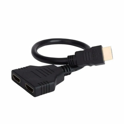 Hdmi Compatible Splitter Cable Video Switch Adapter Output Hub X Box Ps3 4 Dvd Hdtv Pc Laptop TV Hd 1080p 1 Input 2 Beauty World Shop