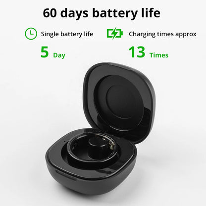 2024 COLMI R09 Smart Ring Men Women with Charging Case, Health and Sleep Monitor, Skin Temperature Monitor, 60 days battery life Beauty World Shop