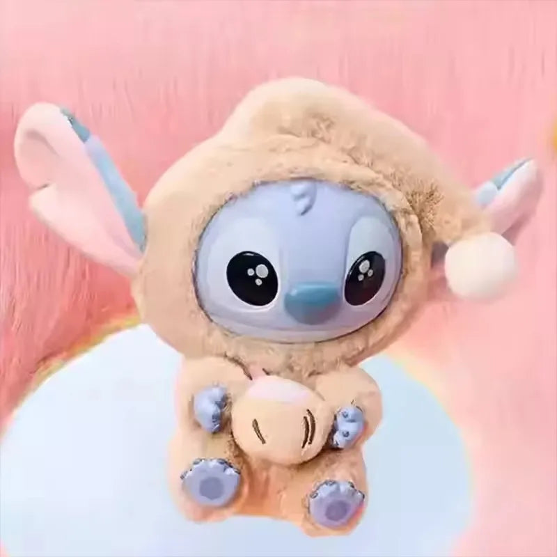 Disney 2025  Pin Eating Bedtime Series Blind Plush Toy Cute Doll Box Mysterious Hanging Bag Decorative Gif Beauty World Shop