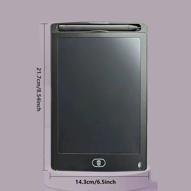 6.5/8.5/10/12 Inch LCD Drawing Tablet for Kids, Rechargeable Erasable Board with Pen, Travel Educational Toy Gift for Boys Girls Beauty Fashion