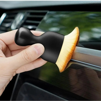 2 Pcs Car Interior Dust Sweeping Soft Brush Car Washing Tool Keyboard Gap Car Dust Brush out Trend Cleaning Brush Beauty World Shop