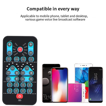 M10 Voice Changer Device Karaoke Function Male Female Voice Switch Universal Portable Sound Changer Card Fine Tuning for Live Beauty World Shop