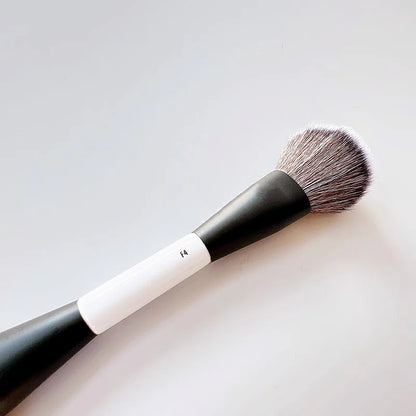 F4 Dual-Ended Foundation Face Brush Double-ended Powder Blush Contour and Eyeshadow Concealer Makeup Brushes Beauty World Shop