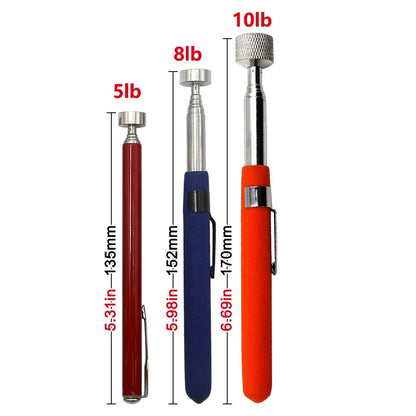Magnetic Retractable Pickup Suction Iron Rod Portable Multifunctional Extractor Pen Clip Automotive Repair Tools Beauty World Shop