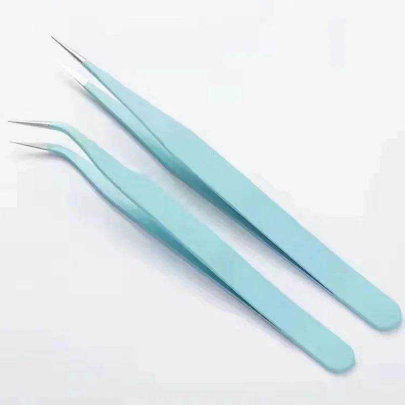 2pcs Tweezers Creative Macaroon Color Clip for DIY Decroative Journal Diary Scrapbook Sticker Tool Back To School Student Supply Beauty World Shop