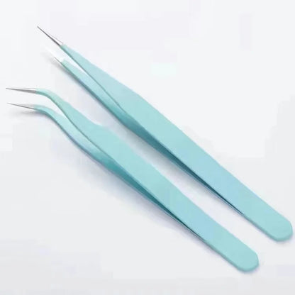 2pcs Tweezers Creative Macaroon Color Clip for DIY Decroative Journal Diary Scrapbook Sticker Tool Back To School Student Supply Beauty World Shop