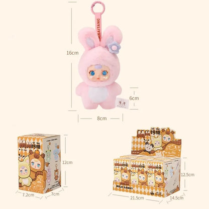 New Cute Milk Candy Capybara Elephantidae Panda Anime Figure Plush Pendant Backpack Decor Blind Box Surprise Toys Birthday Gifts Beauty World Shop