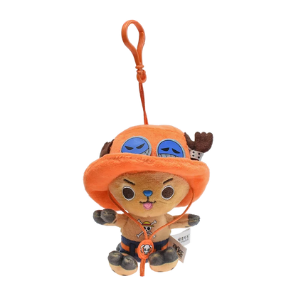 Monkey·D·Luffy Tony Tony Chopper Sabo Gum-Gum Toys Soft Stuffed Animals Cartoon Backpack Pendant Decoration Toy Birthday Gifts Beauty World Shop