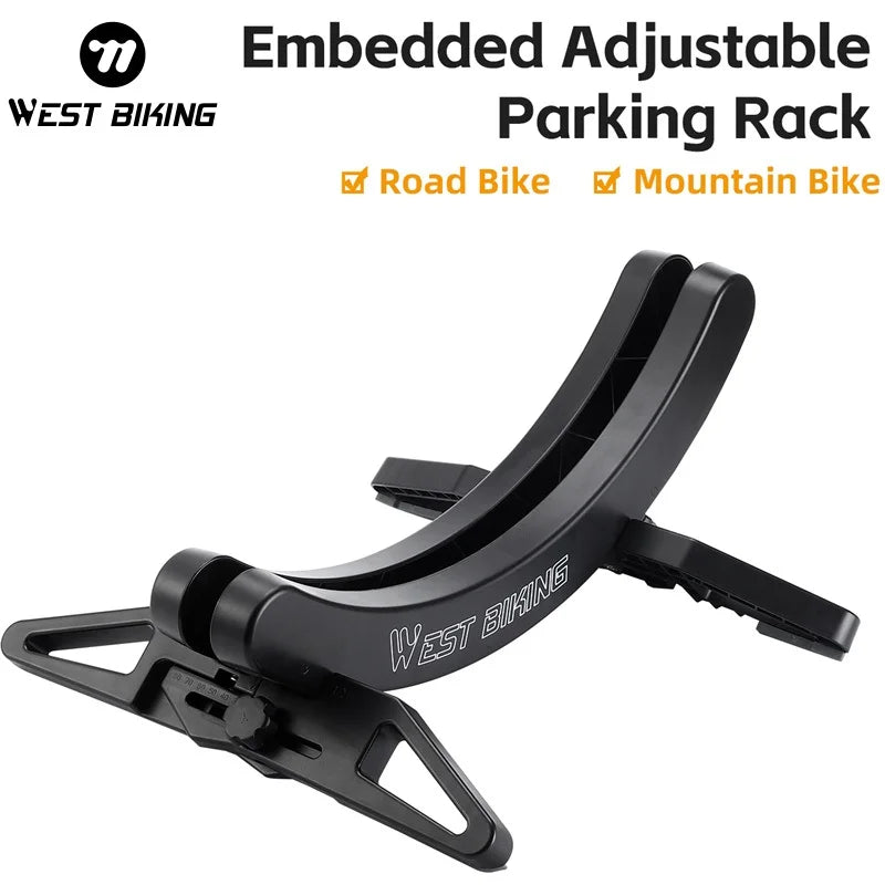 WEST BIKING Adjustable Bicycle Parking Rack MTB Road Bike Indoor Garage Storage Stand Bike Repair Stand Cycling Accessories Beauty World Shop