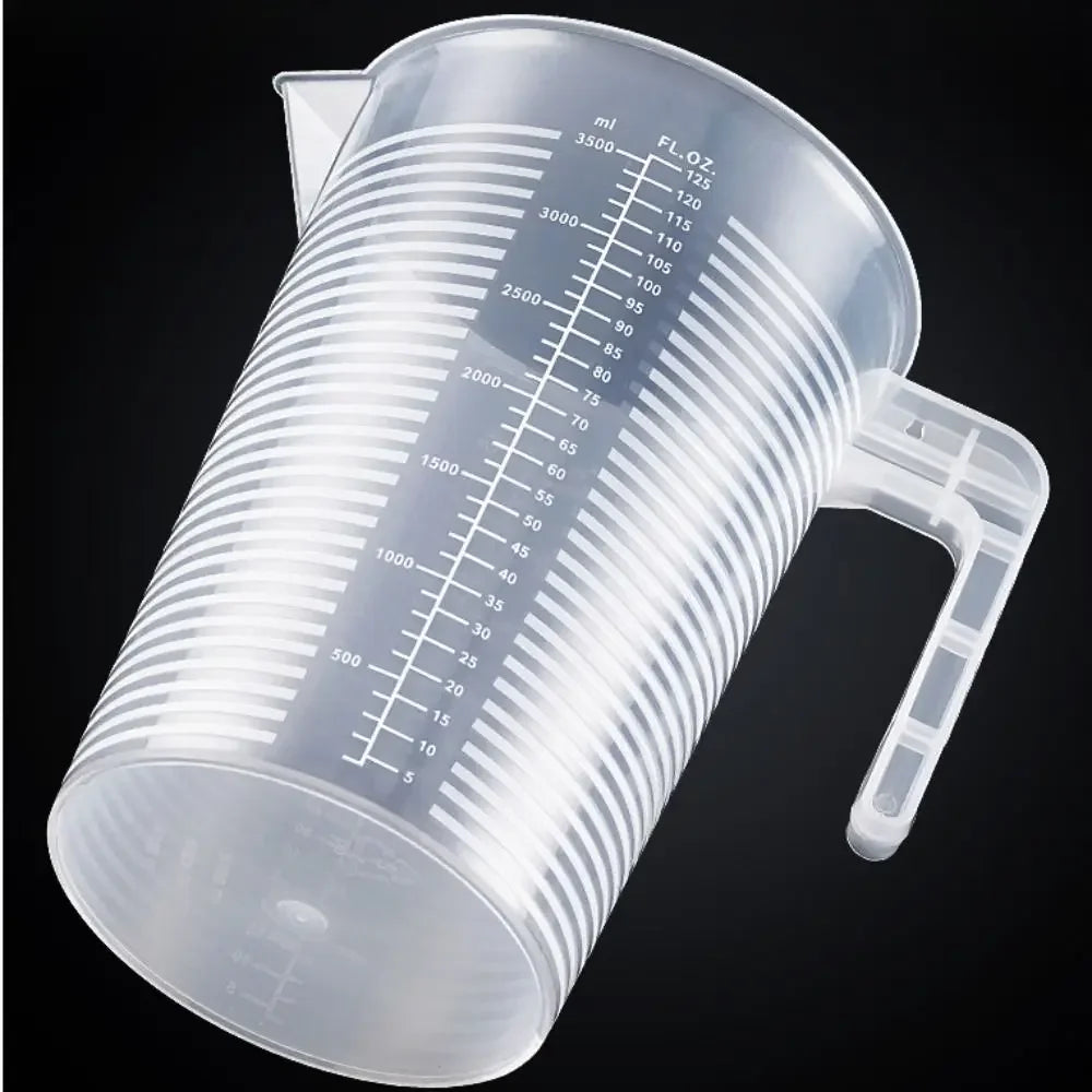 100-5000ml Thickened Plastic Measuring Cup with Scale Food Grade Measuring Cup Experimental Measuring Cup Beaker Plastic Cup Beauty World Shop