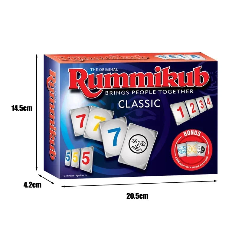 Classic Rummy Board Game Set The Ultimate Rami Tile Entertainment for Family Fun Beauty World Shop