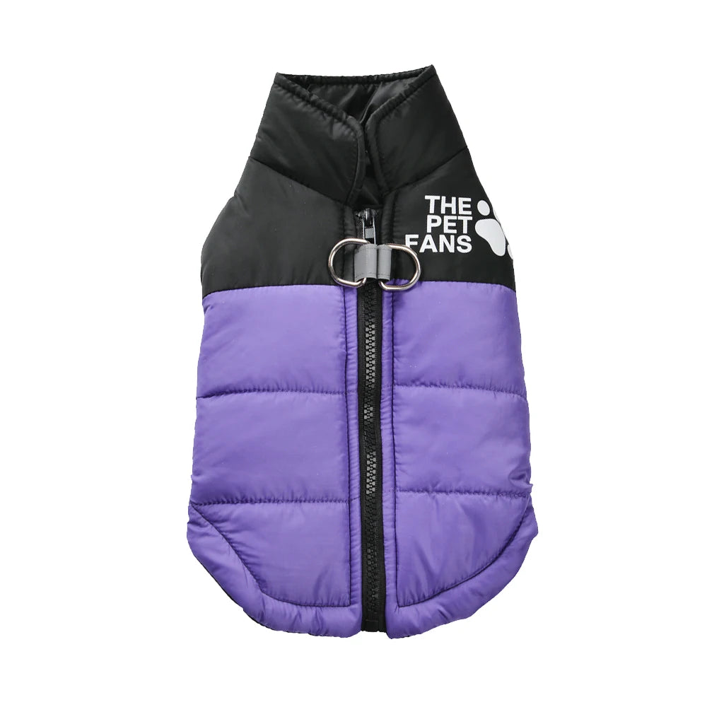 Warm Winter Pet Clothes Windproof Dog Jacket Coat For Small Big Dogs Labrador Costume French Bulldog Golden Retriever Outfits